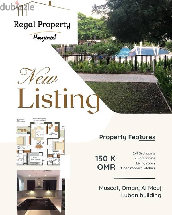 Stunning 2+1 beautiful apartment for sale Al Mouj Muscat, 0