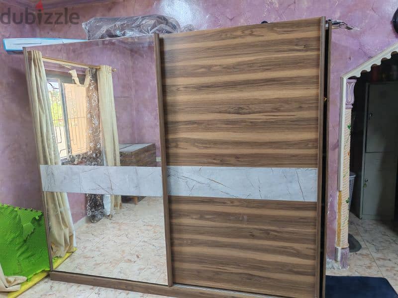 Danube sliding 17 partition wardrobe with 2 locker 0