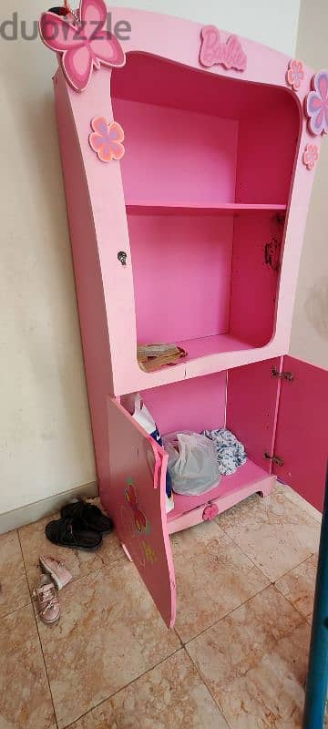 Kids barbie cupboard good condition 3