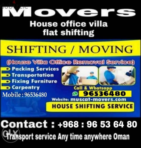 Profesional Mover Carpenter House villa Office shifting furniture fix 0