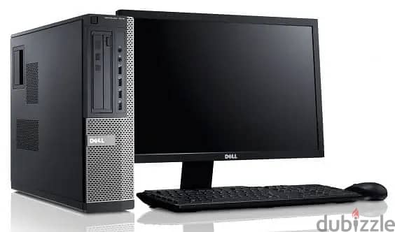 DELL CORE i7 with monitor ram 8 gb 128  gb ssd and 500 gb hdd 1