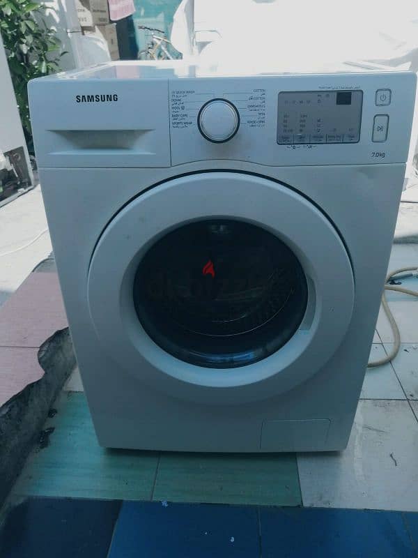 washing machine Samsung 7k 8 month what condition of 3