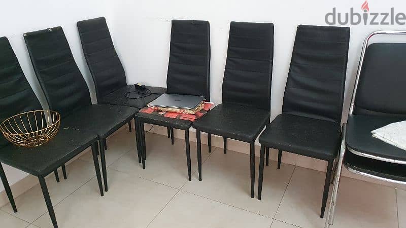 6 Dining chairs for sale 1