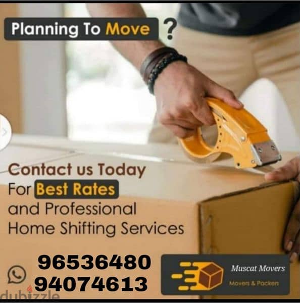 HOUSE MOVING & PACKING TRANSPORT SERVICE OMAN 0