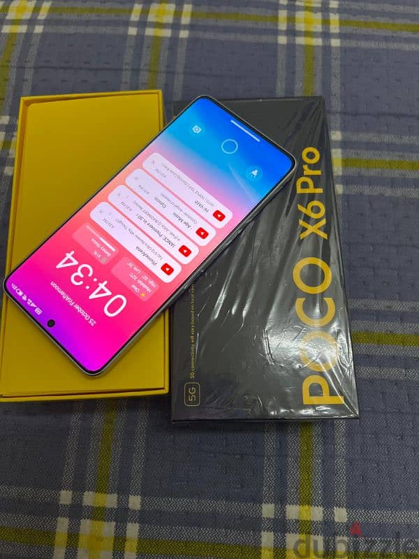 Xiaomi poco x6 pro 5g" 12+8 Ram 512 ROM 7