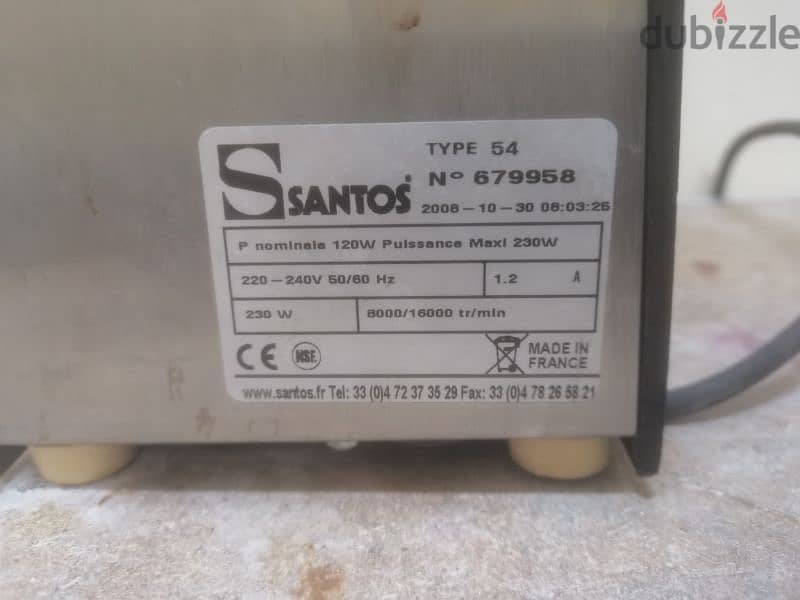 Santos Brand Milkshake maker 1