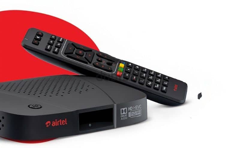 airtel setobox for sale with HDMI cable and Remote 0