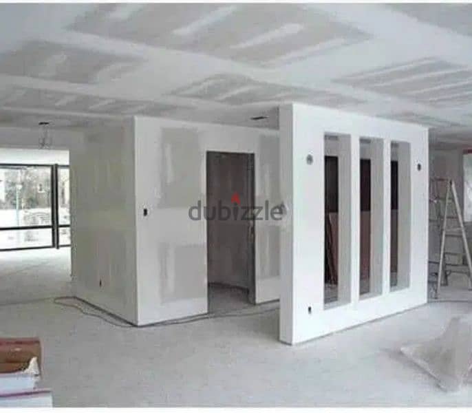 gypsum board Partition And full House paint and maintenance work 1