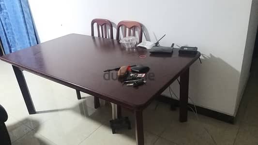 Wooden Dinning Table with 5 chairs