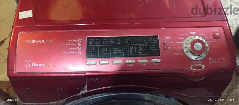 Daewoo 12 kg fully automatic washing machine 10