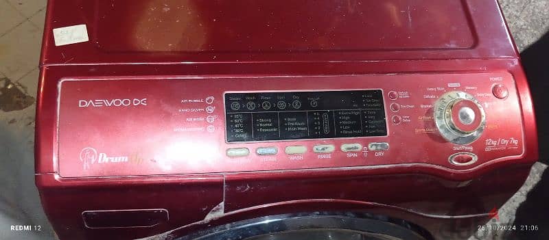 Daewoo 12 kg fully automatic washing machine 14