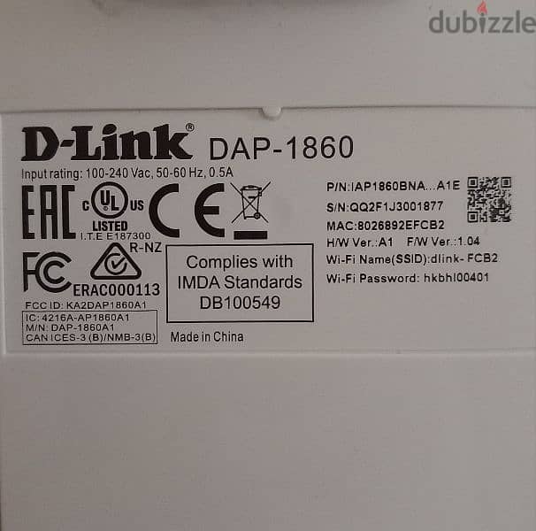 ROUTER D - LINK DAP 1860 4