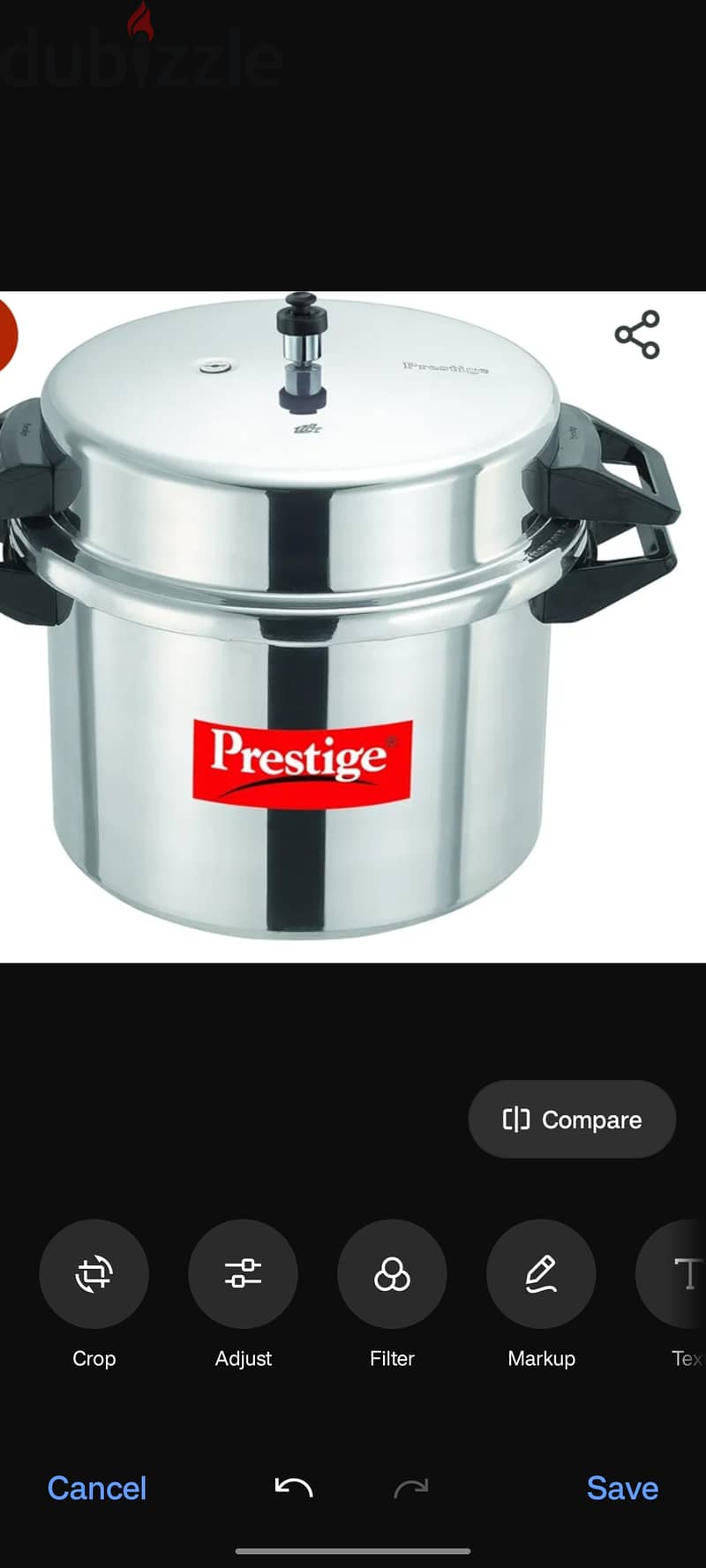 Prestige aluminium 20litre pressure cooker available for sale 0