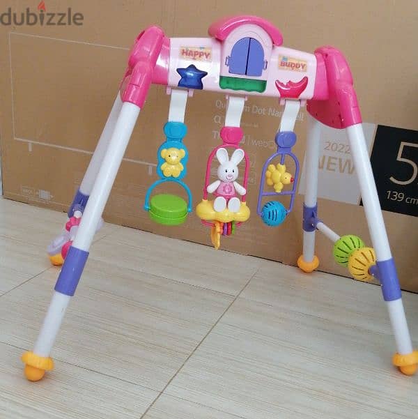 baby walker and play gym 1