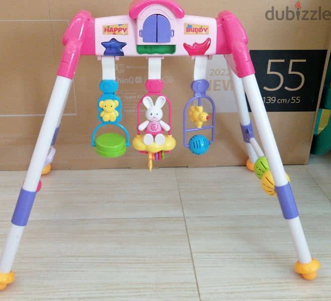 baby walker and play gym 2