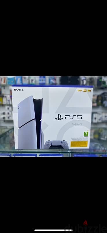 ps5 slim 1tp, مستعمل وباقي ١٠ اشهر ضمان