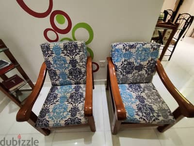 Two seater wooden