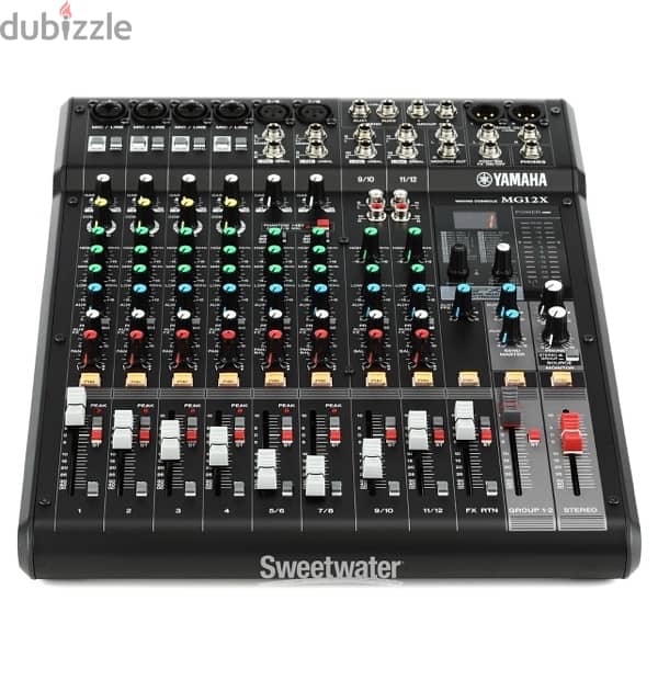 Brand New Yamaha MG12X CV 12-channel Stereo Mixer 3