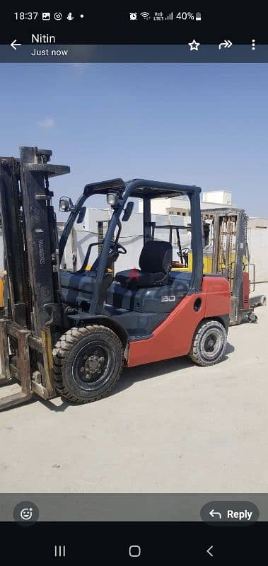 Toyota 3 ton forklift 2