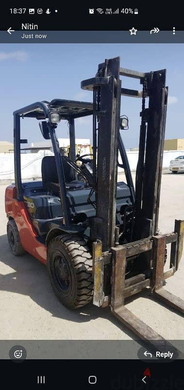 Toyota 3 ton forklift 3