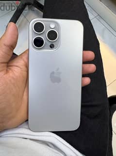 I phone 15 pro max Natural Titanium 256gb 0