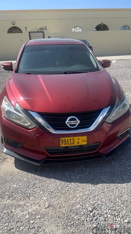 نيسان التيما 2016 nissan altima عنابي فيها تأمين طرف ثالث والامارات 1