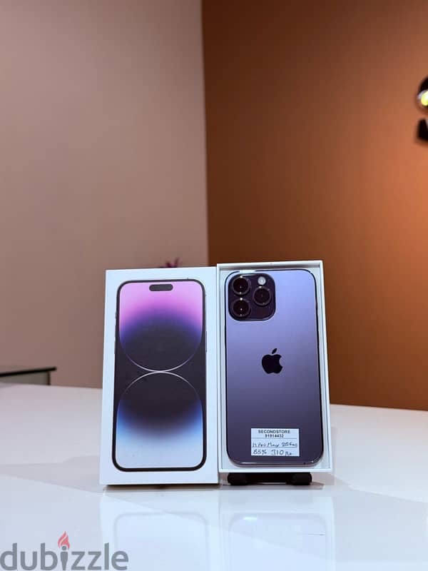 iPhone 14 pro max 256 GB purple color  very good condition 1