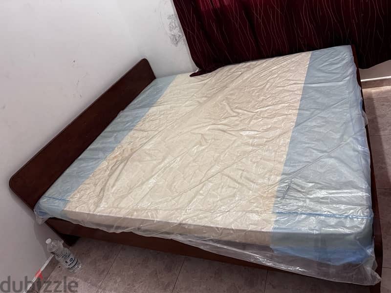 Double BED with mattress 1