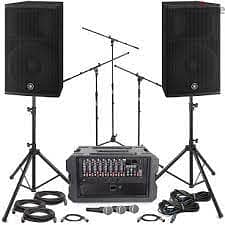 We provide Sound system, Lights & Large Sceen for your Event. 0