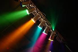 We provide Sound system, Lights & Large Sceen for your Event. 1