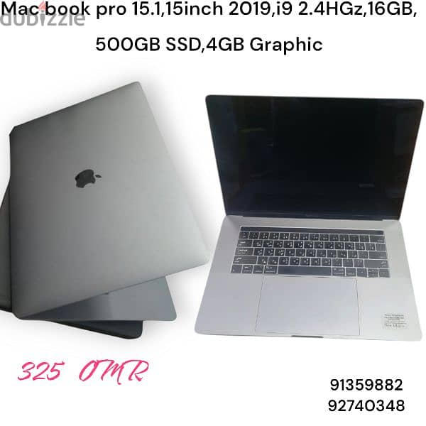 ماك بوك برو Mac book pro 15.1 2019 2