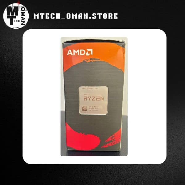 New Ryzen 5 5500 CPU 6C/12T AM4 . معالج رايزن جديد بكرتونه مع المروحة 2