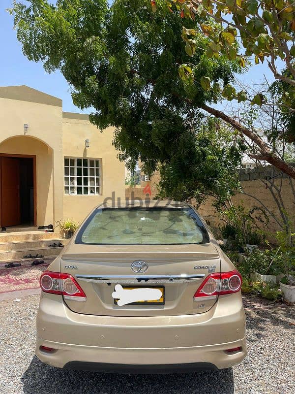 Toyota Corolla 2013 Good condition, 4 new Tyres,   تويوتا كورولا 1