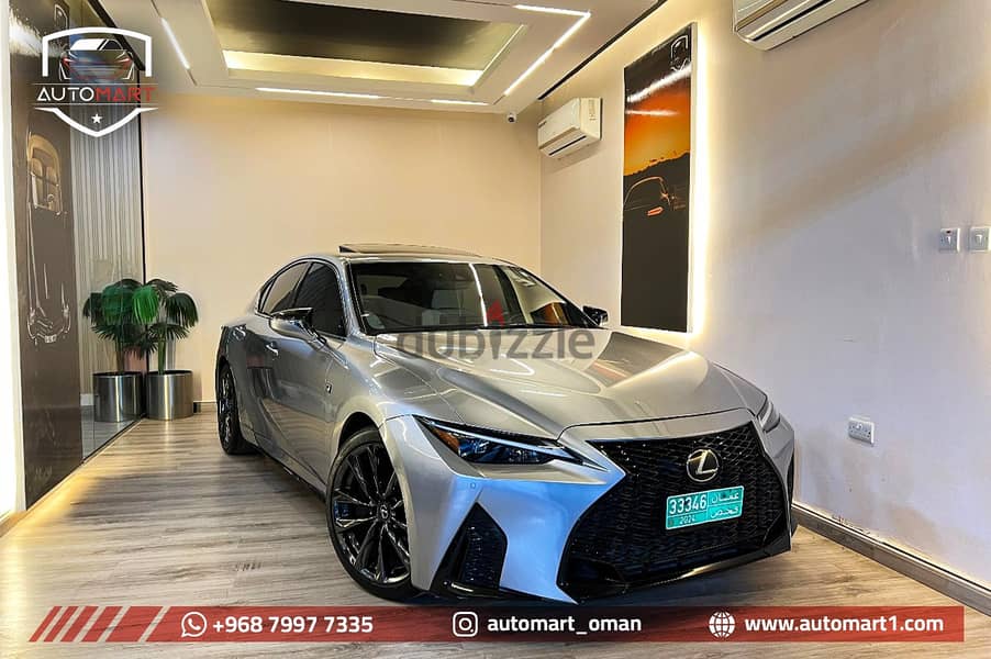 LEXUS IS 350 F SPORT 2021 لكزس آي اس 1