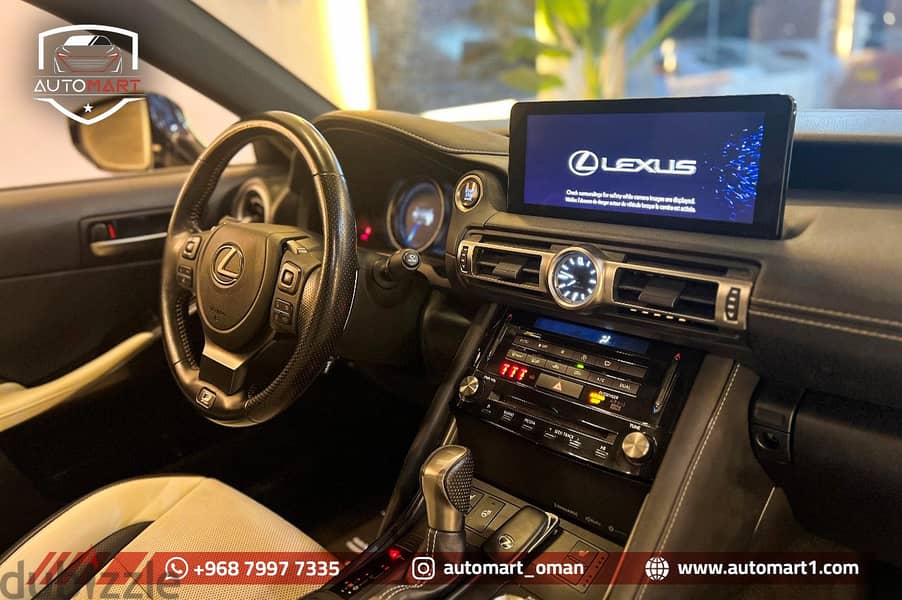 LEXUS IS 350 F SPORT 2021 لكزس آي اس 11