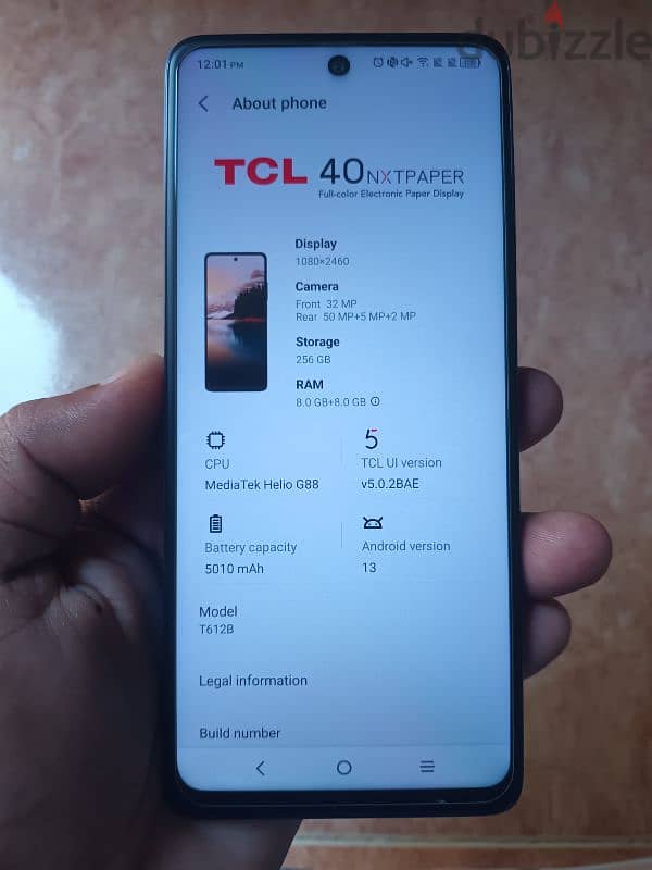 TCL 40NXTAPPER in warranty 1