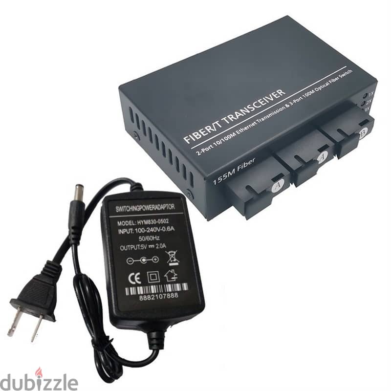 100M 3 optical 2 electrical Media converter 0