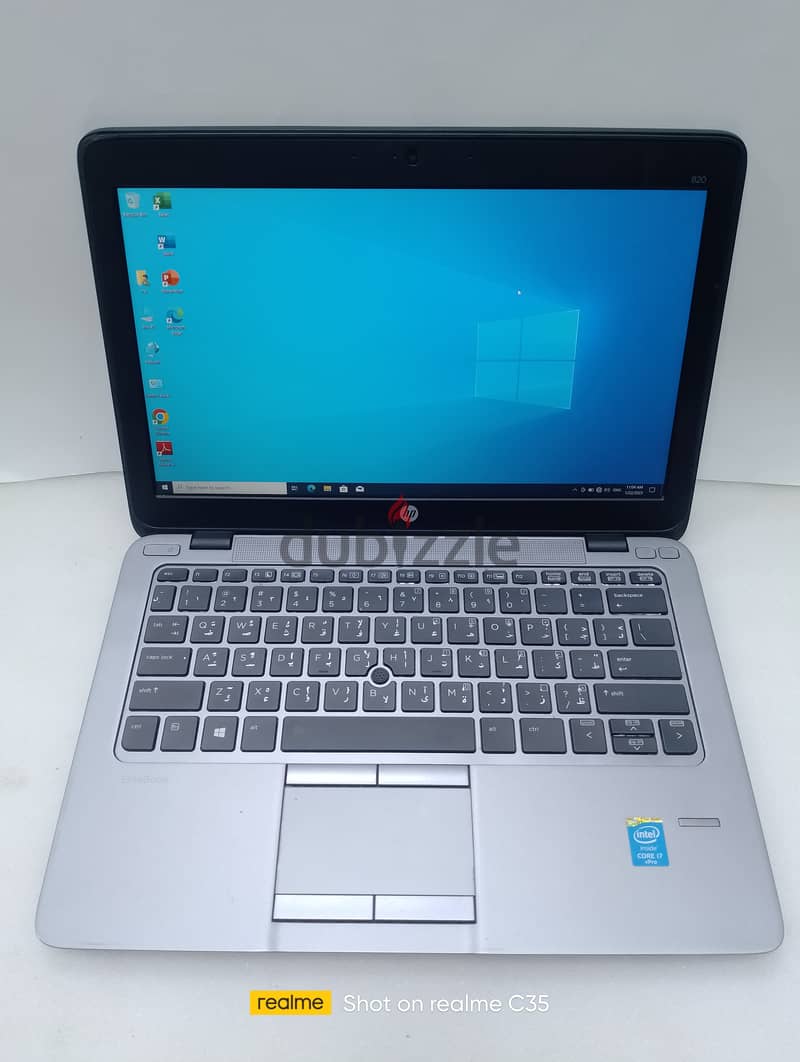 HP ELITEBOOK 820 CORE i7 8GB RAM 256GB SSD 12-5 INCH SCREEN 0