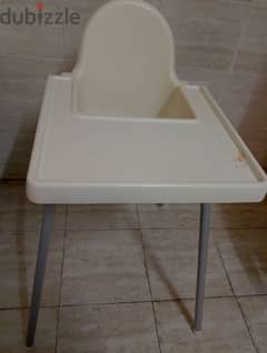 Used high chair and foldable crib 0