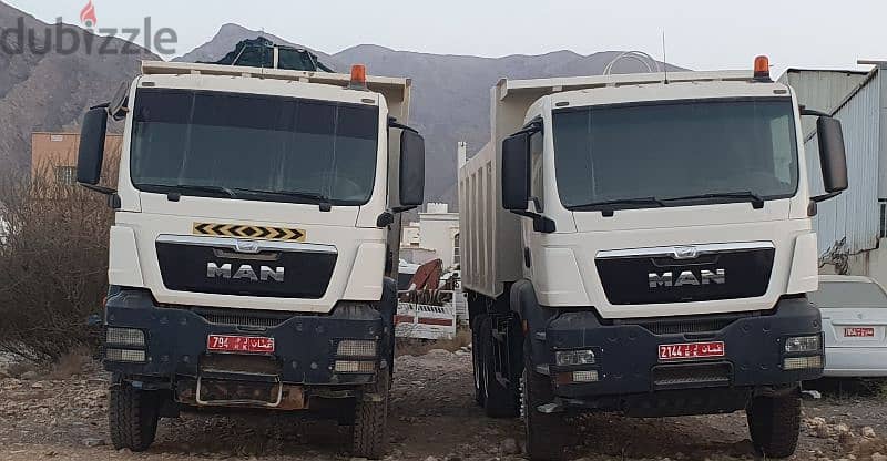 man tipper for sale 2014 model 0