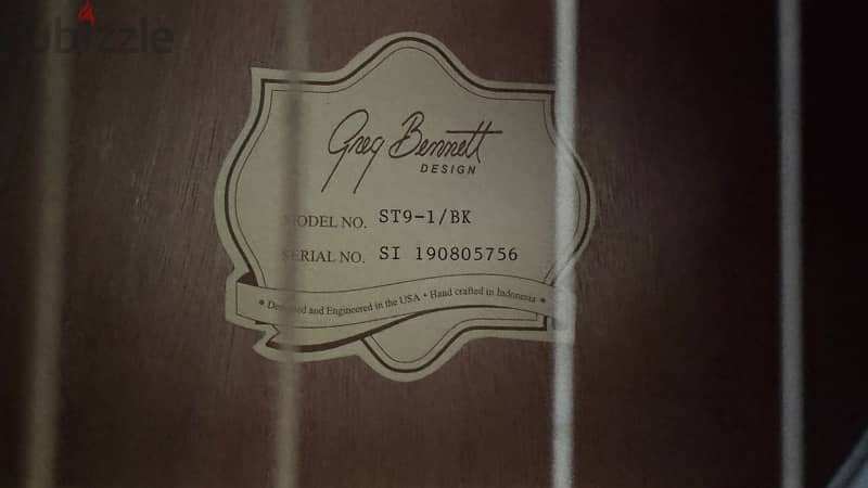 Acoustic Guitar ( Greg Bennett ST9-1/BK ) 3