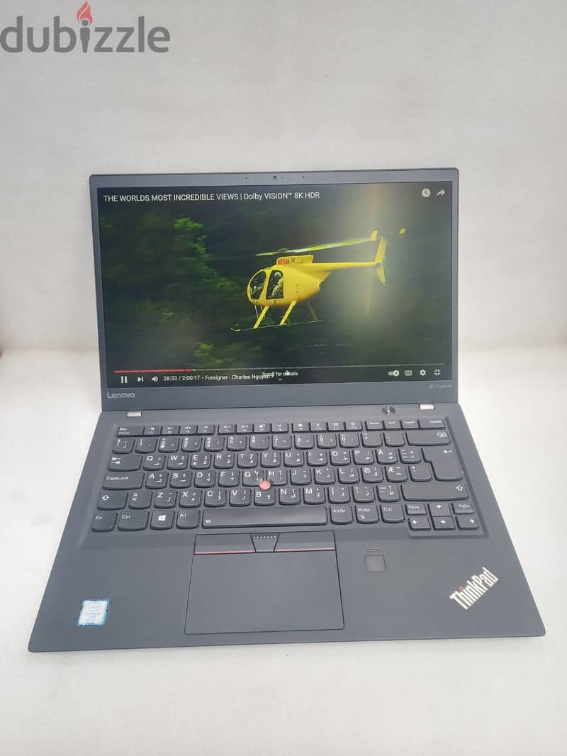 LENOVO X1 CARBON CORE-i7 16GB RAM 512GB SSD 14-INCH SCREEN-- 5