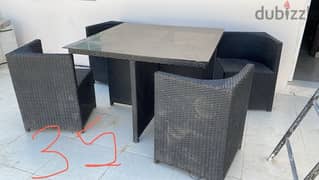 sofa set, dining table, tv , beds, fridge 0