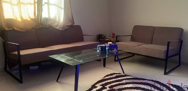 sofa set, dining table, tv , beds, fridge 5