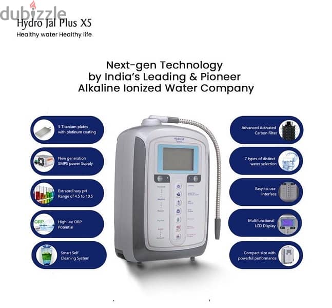 Hydrojal Plus X5 Alkaline water dispenser 2