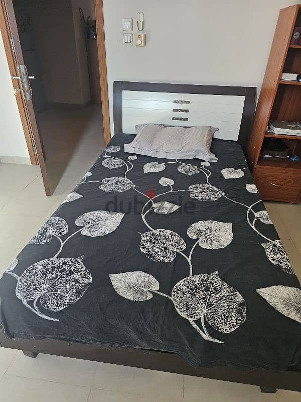 used bed with mattress for 25/- 0