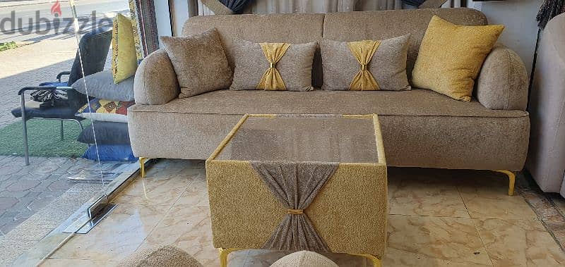 Special offer 3+1+1=5seater sofa set available in showroom 1