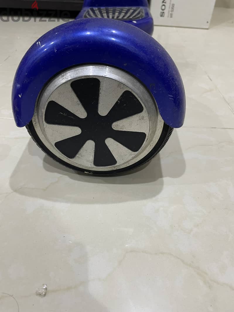 Blue hoverboard electronic light 1