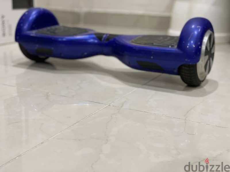 Blue hoverboard electronic light 2