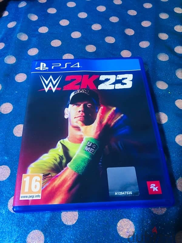 PS4 NEW CD WWE 23 & 1 JOYSTICK ( COMBO OFFER ) 2